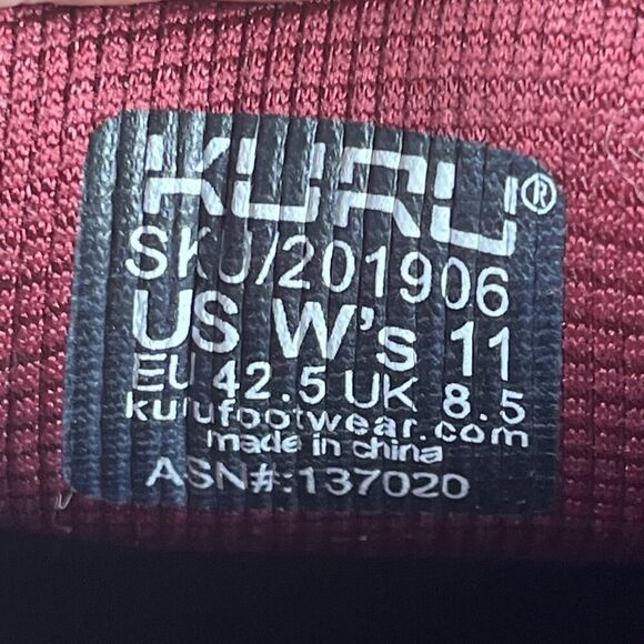 Kuru Kivi Shoes Womens Sz 11 Black Leather Slip On Comfort Flat Loafers Sneakers - Picture 10 of 10